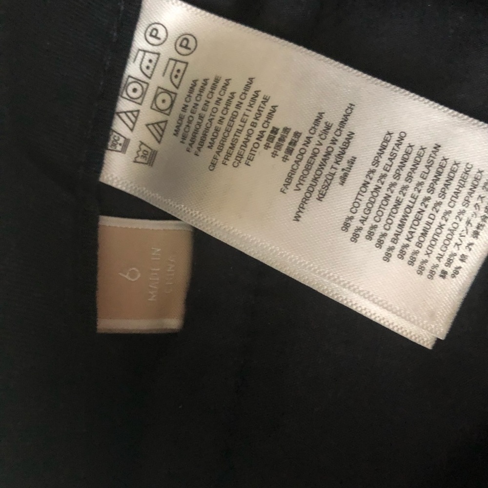 Michael Kors Black & Gold Jeggings With Side Zip - Picture 5 of 7